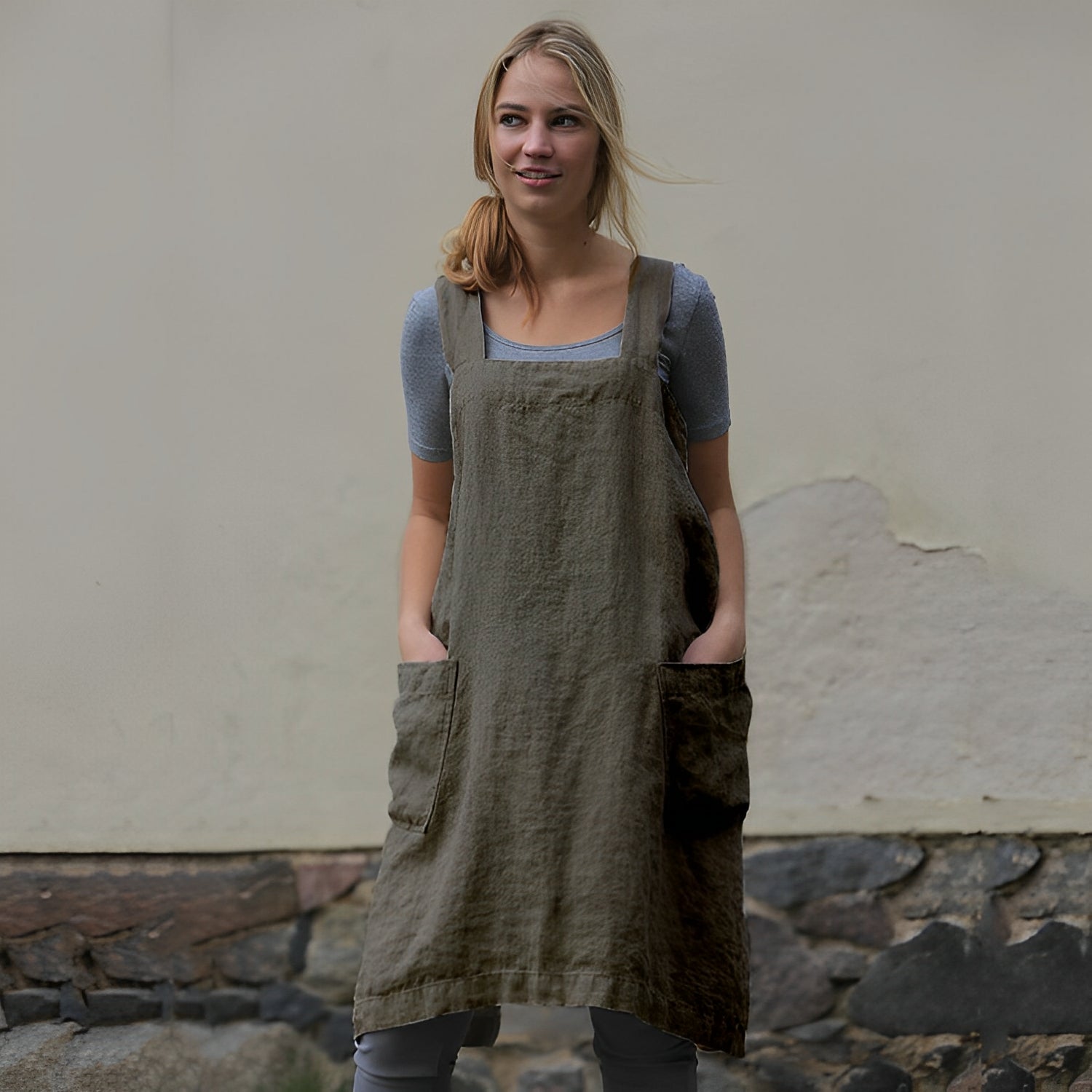 Mozelle - Damen-Sommerkleid mit Taschen im entspannten Design