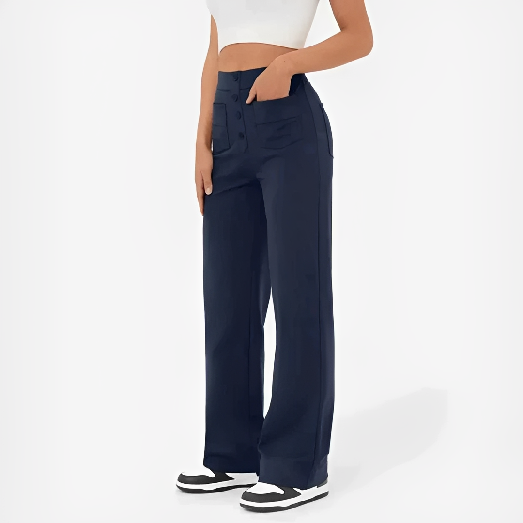 Dara - Stilvolle Damenhose mit hoher Taille