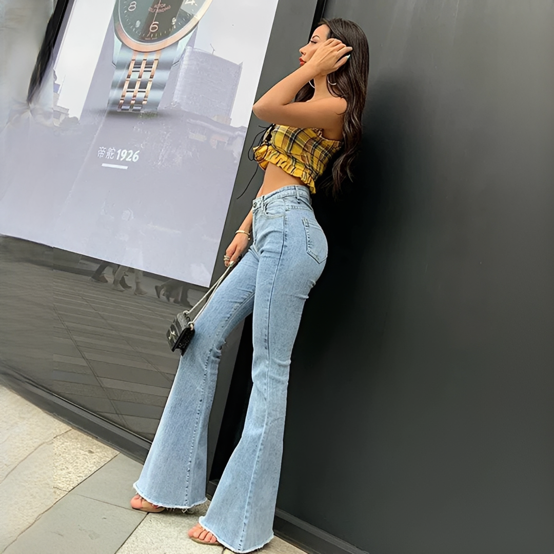 Clarissa - Damenjeans mit hohem Bund