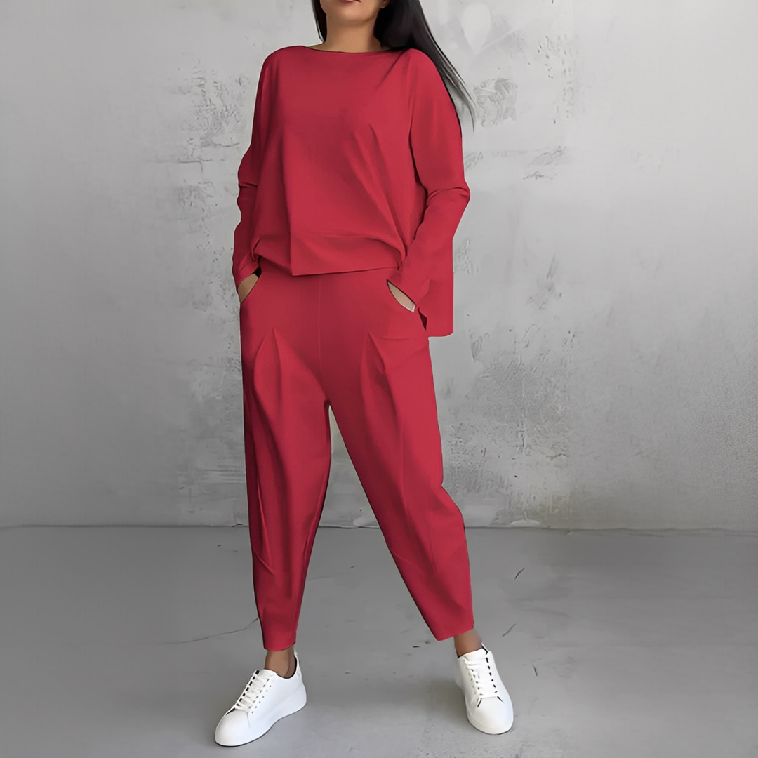 Lilian - Modisches Damen-Set aus Hemd und Hose