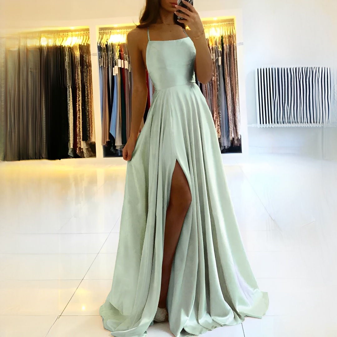 Shamcy - Elegantes Maxi-Kleid mit Schlitz