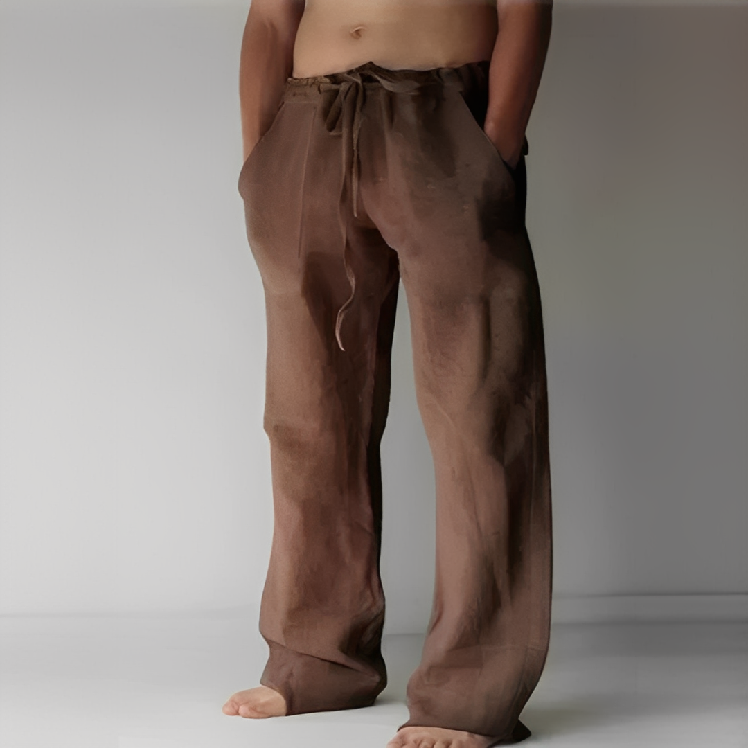 Kirk - Weite Hose mit modischer Kordel für Herren