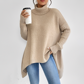 Maëlle – Damen-Rollkragenpullover mit klassischer Silhouette