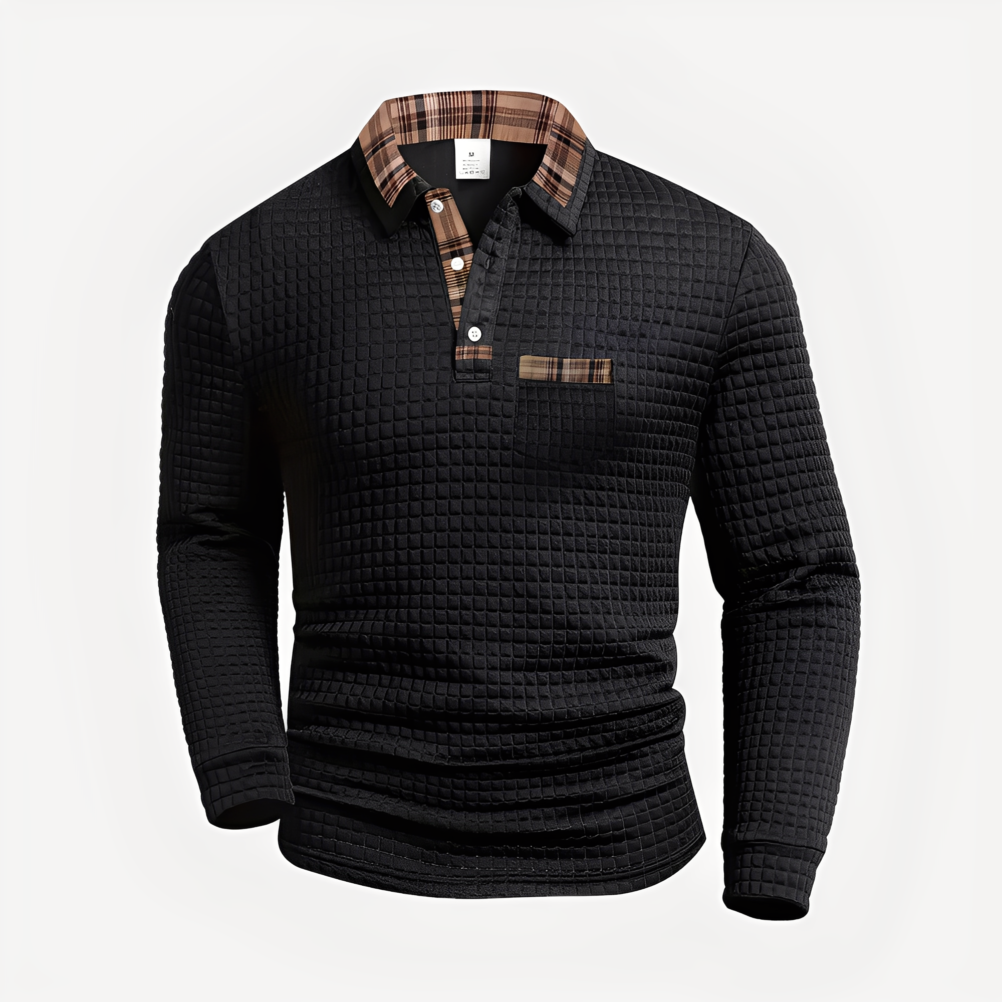 Morris - Stilvolles Langarm-Poloshirt für Herren