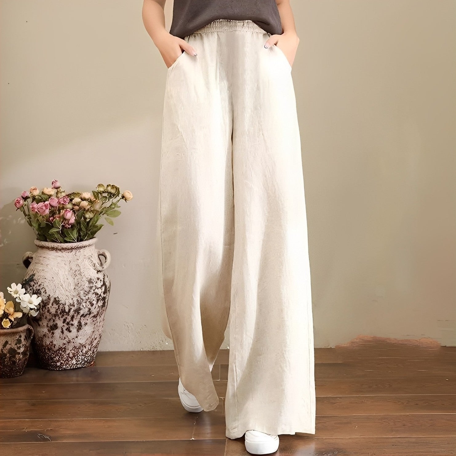 Dorothy - Bequeme Hose mit weitem Bein für Frauen