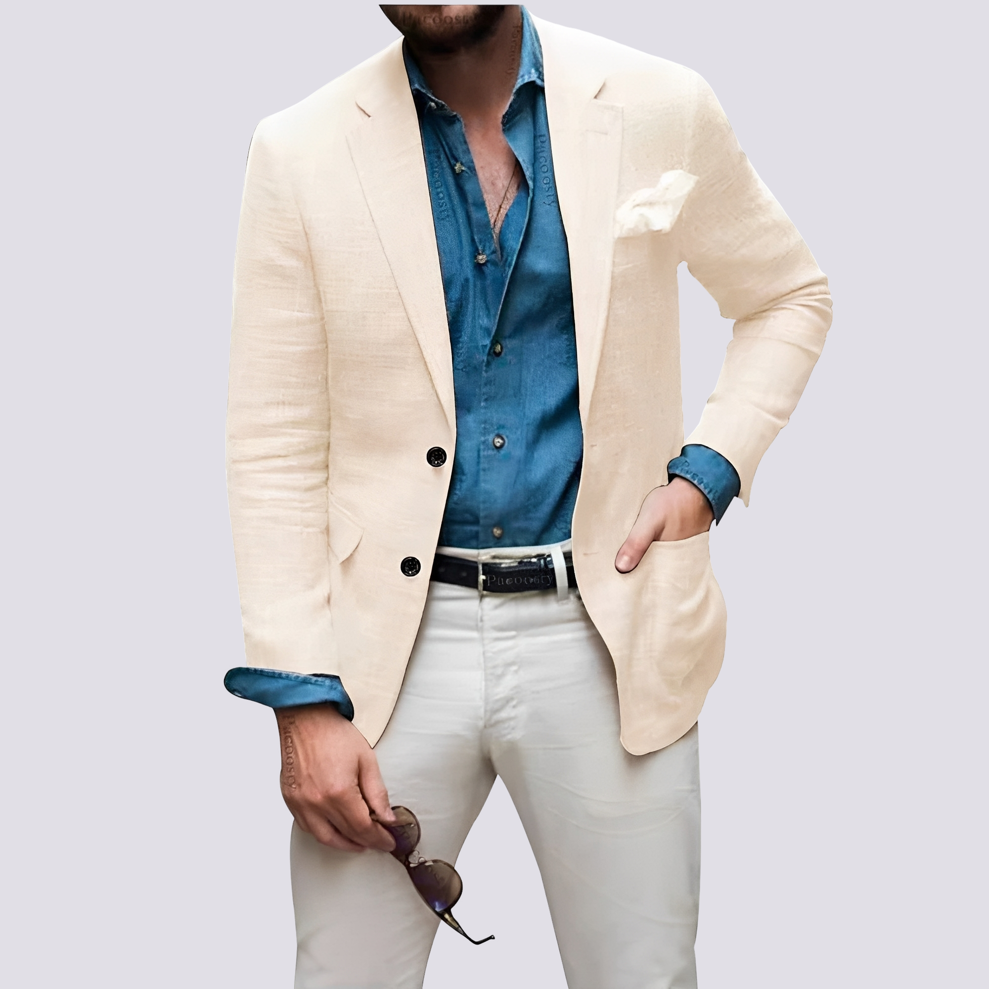 Glenn - Elegante Jacke für Männer mit Knöpfen