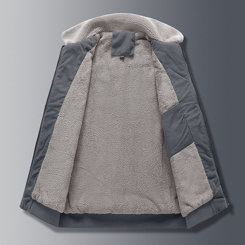 Justin - Retro-Herrenjacke aus strapazierfähigem Cordstoff