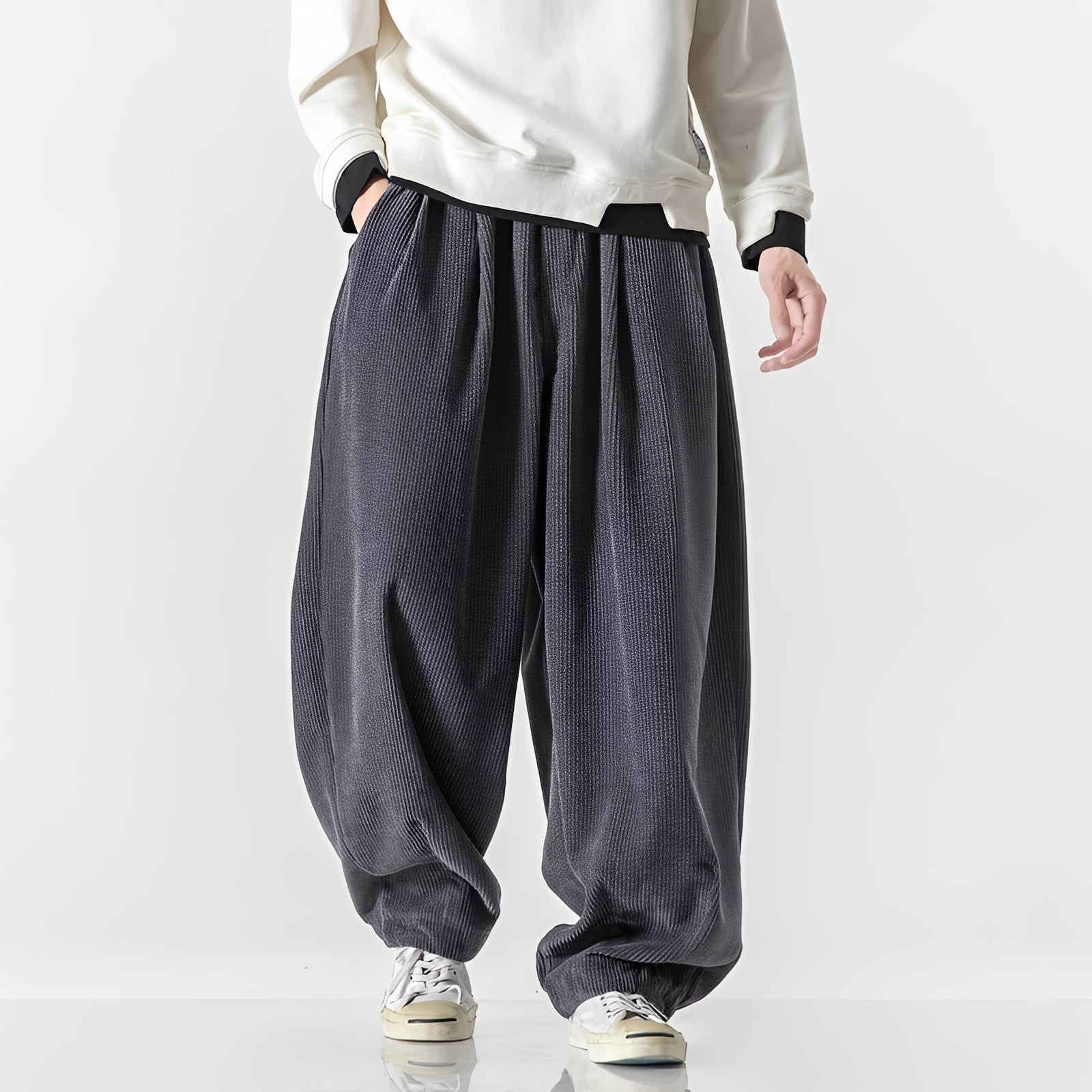 Frank - Lässige Cord-Jogginghose für Herren im modernen Stil