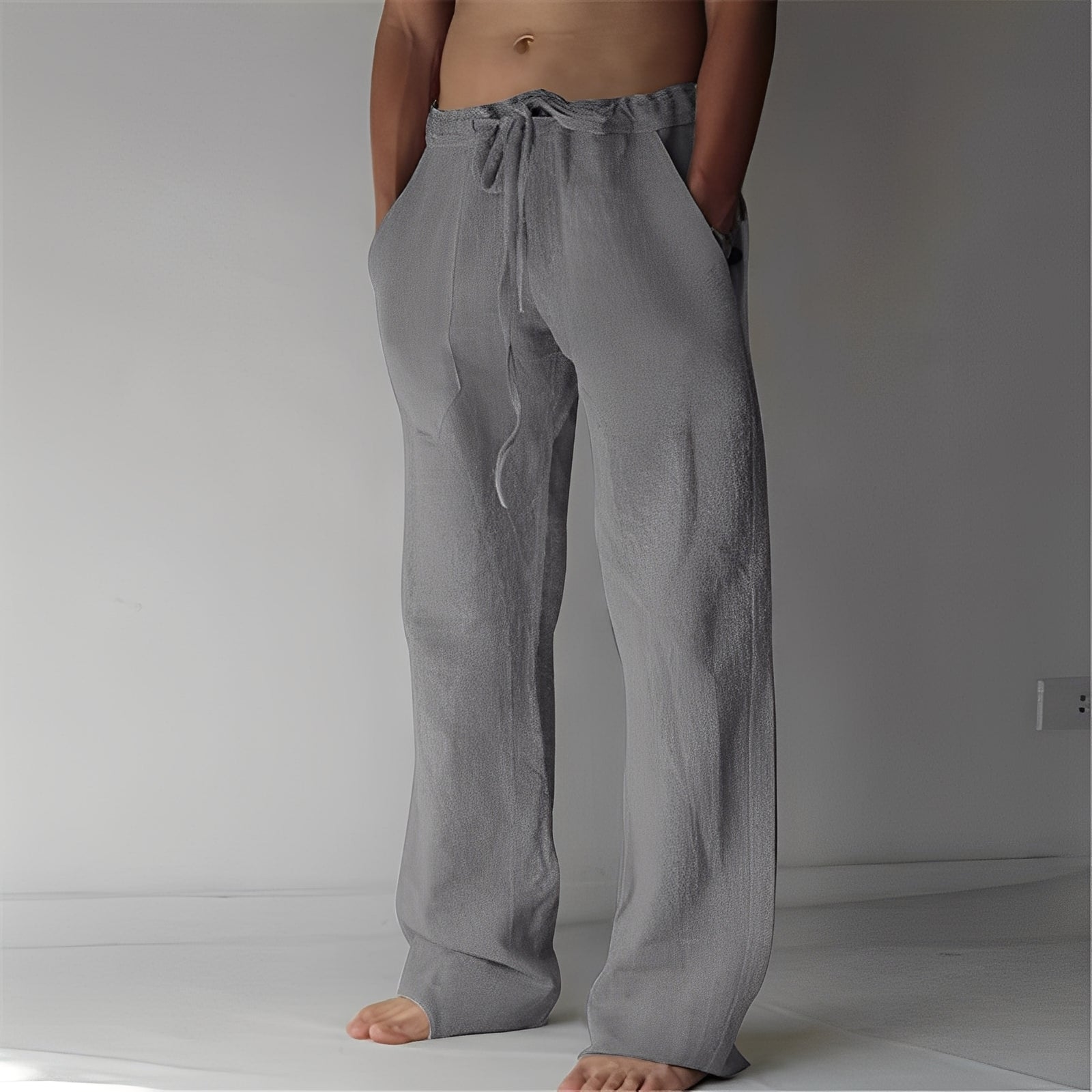 Arthur – Weite Leinenhose für Herren