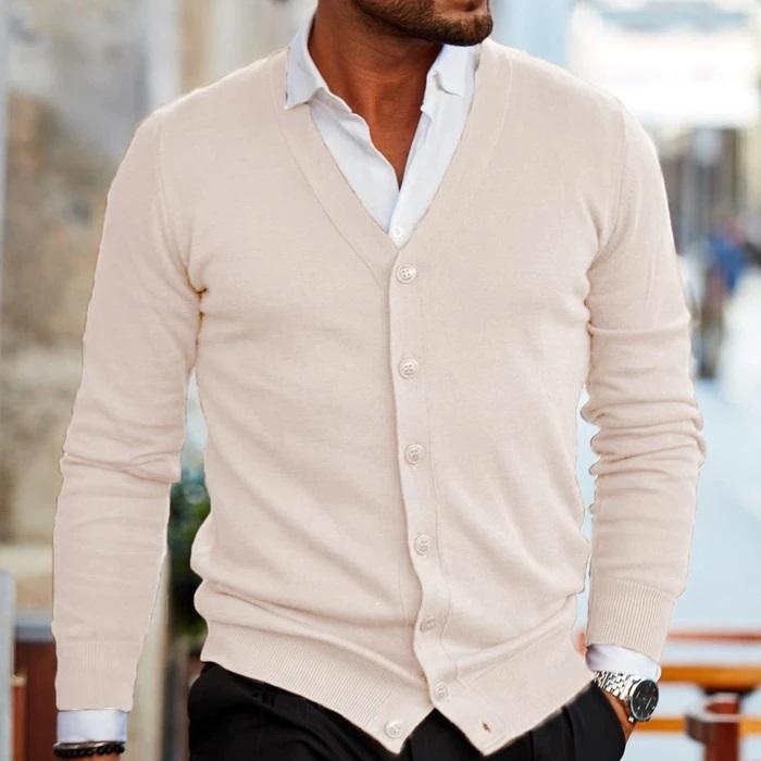 Aamir - Herren-Strickjacke – Komfort und zeitloser Stil