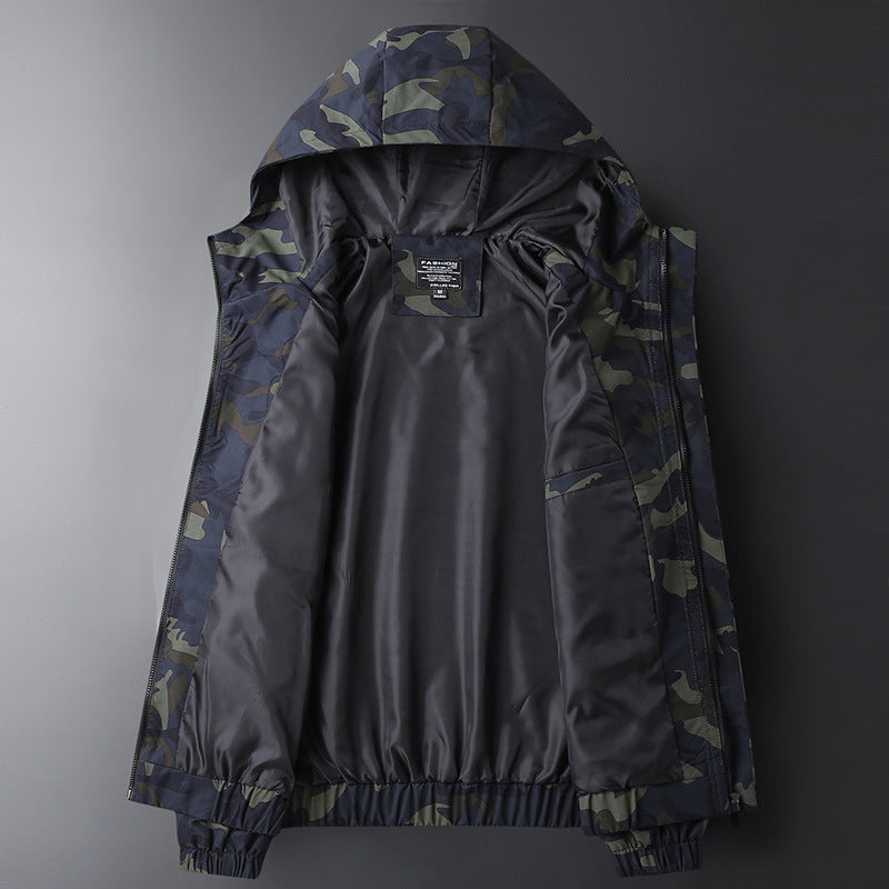 Edgar - Herren-Camouflagejacke mit Kapuze im taktischen Look