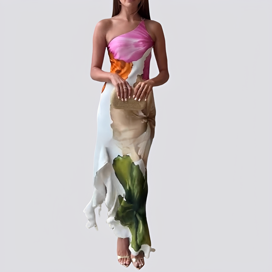 Dorothy - Elegantes Maxikleid mit floralem Muster für Damen