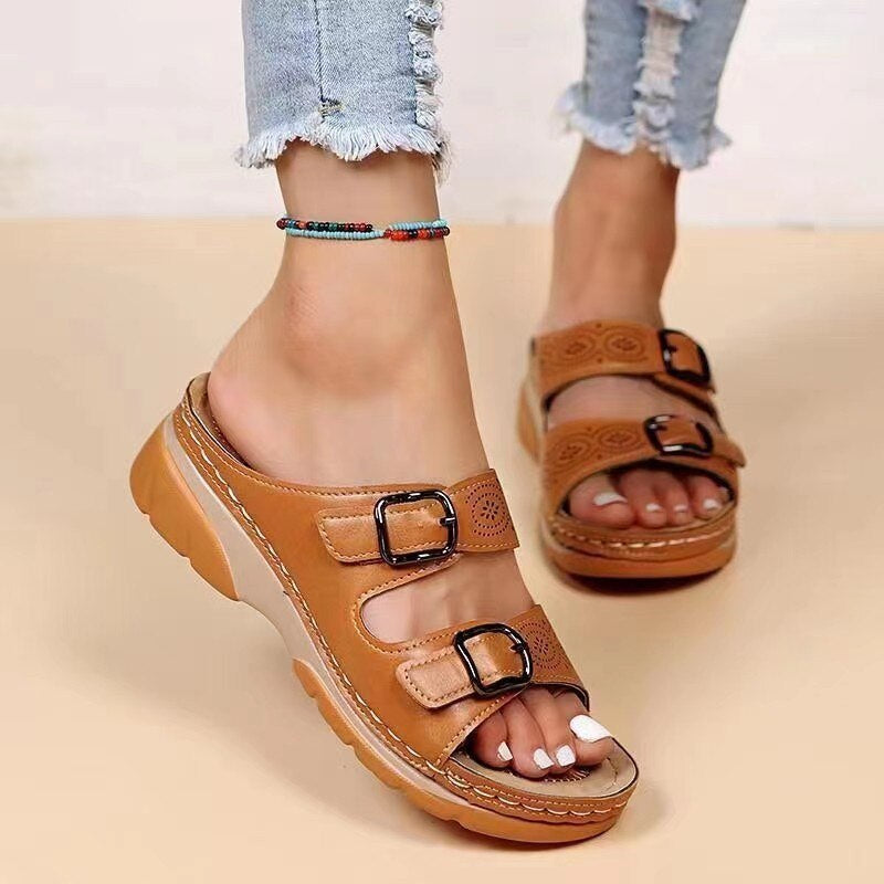 Reina - Sandalen mit zwei Schnallen