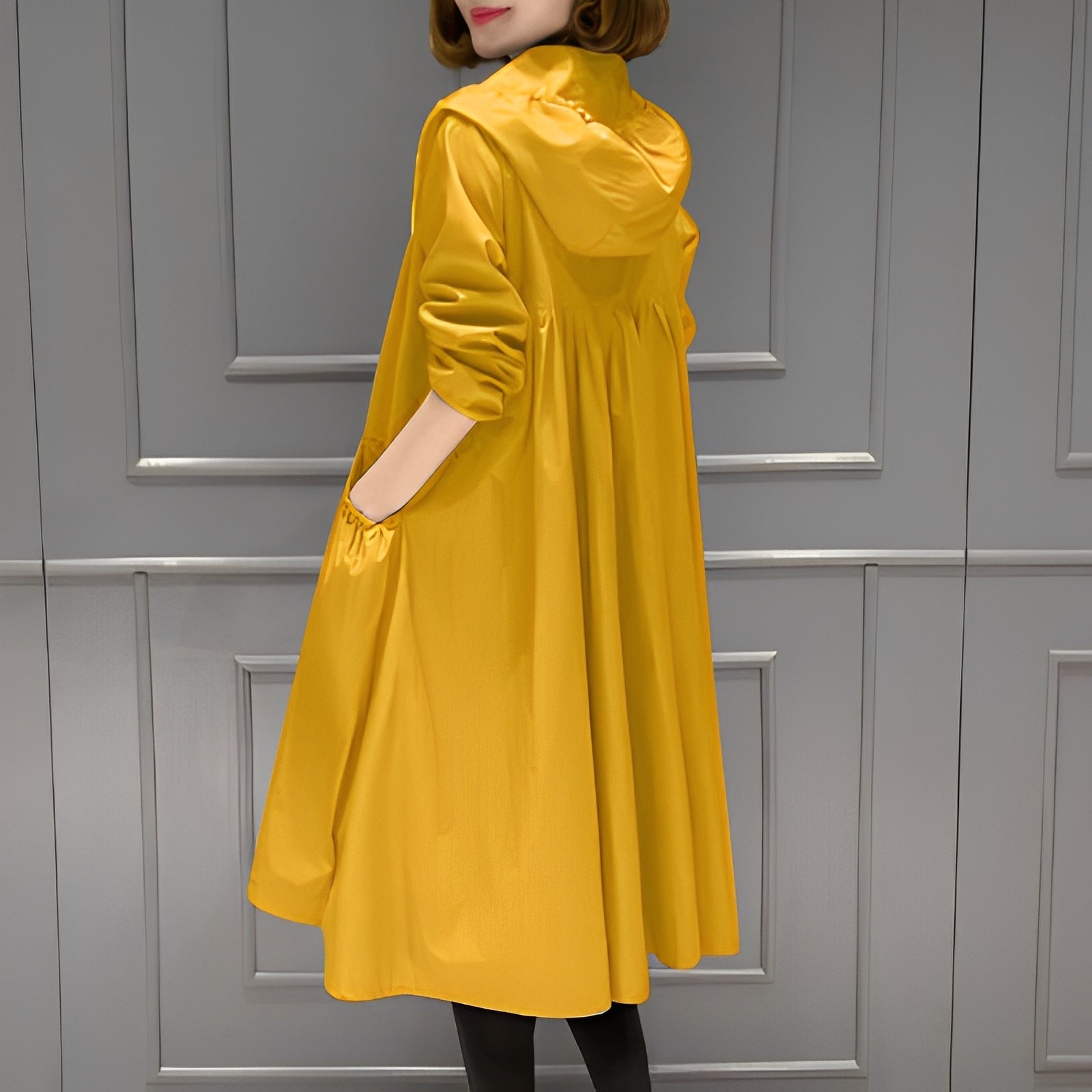 Margarette - Eleganter Regenmantel mit Kapuze für Frauen