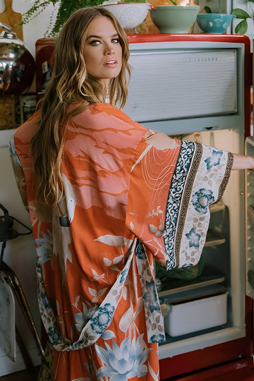 Chantal - Luftiges Damen-Kimono-Kleid
