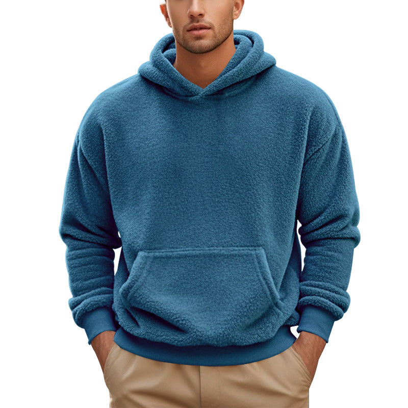 Phillip - Warmer Samt-Herren-Hoodie