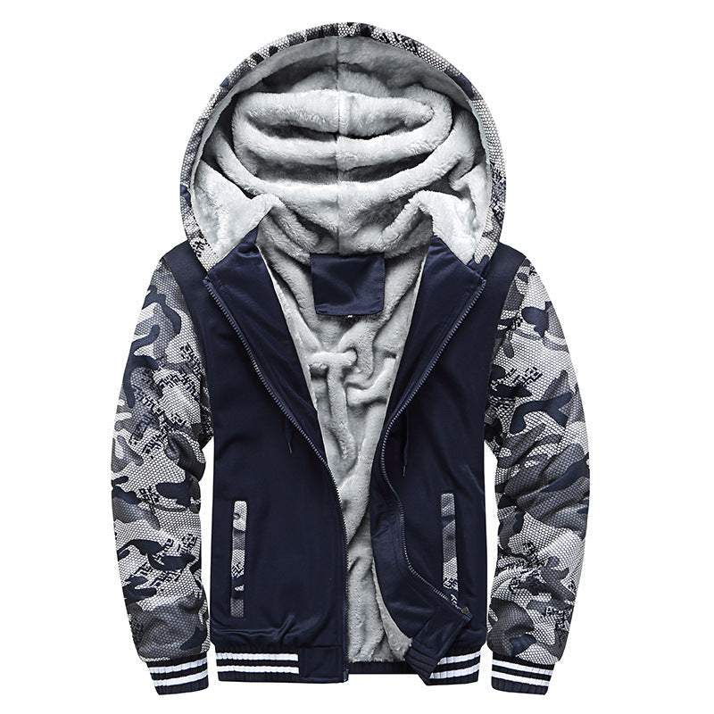 Russell - Stilvolle Samtjacke für Herren mit Kapuze