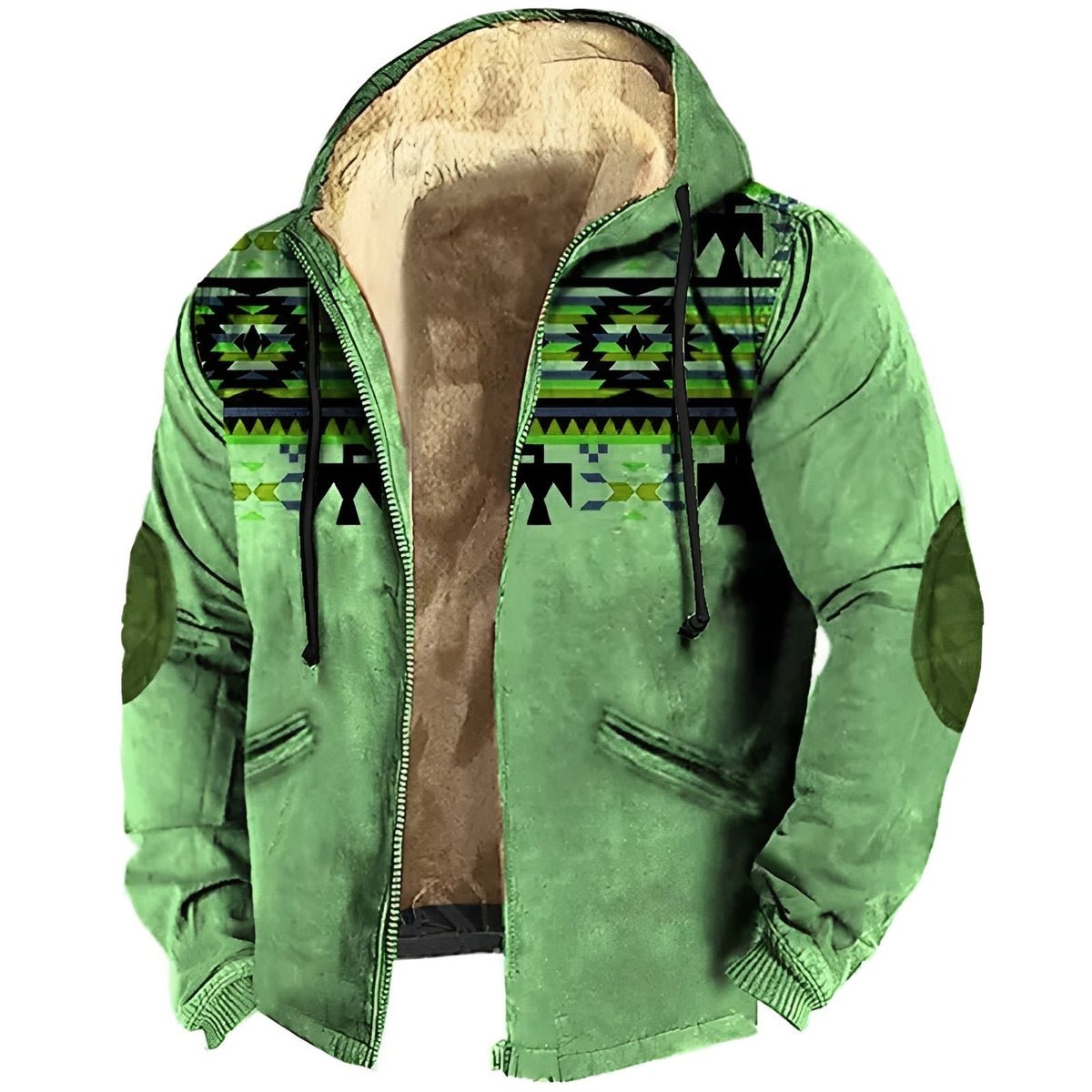 Edwin - Moderner Herren-Hoodie mit ethnischem Muster