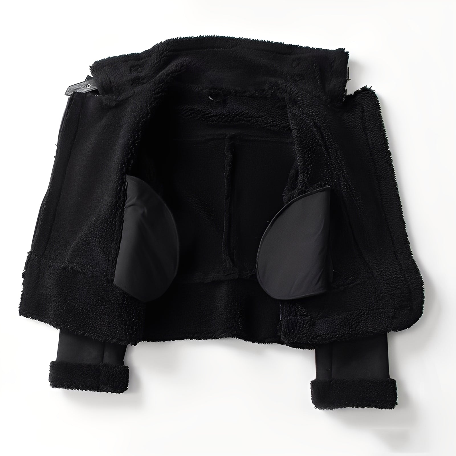 Yasmine - Warme Damen-Bikerjacke mit Schaffell