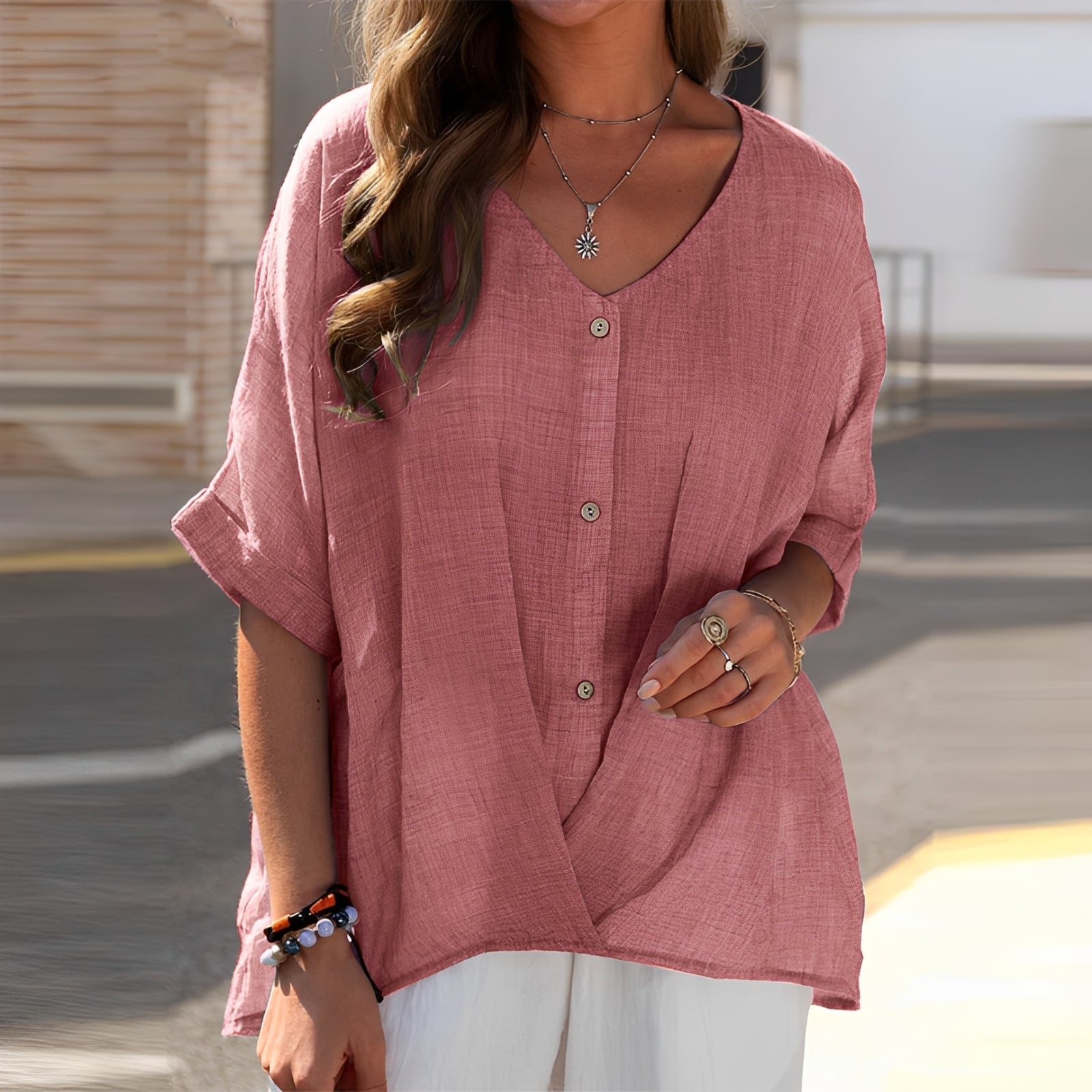 Tiffany - Lässige, weite Bluse für Damen