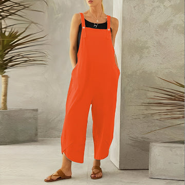 Gabrielle - Damen-Jumpsuit mit weitem Bein im lässigen Stil
