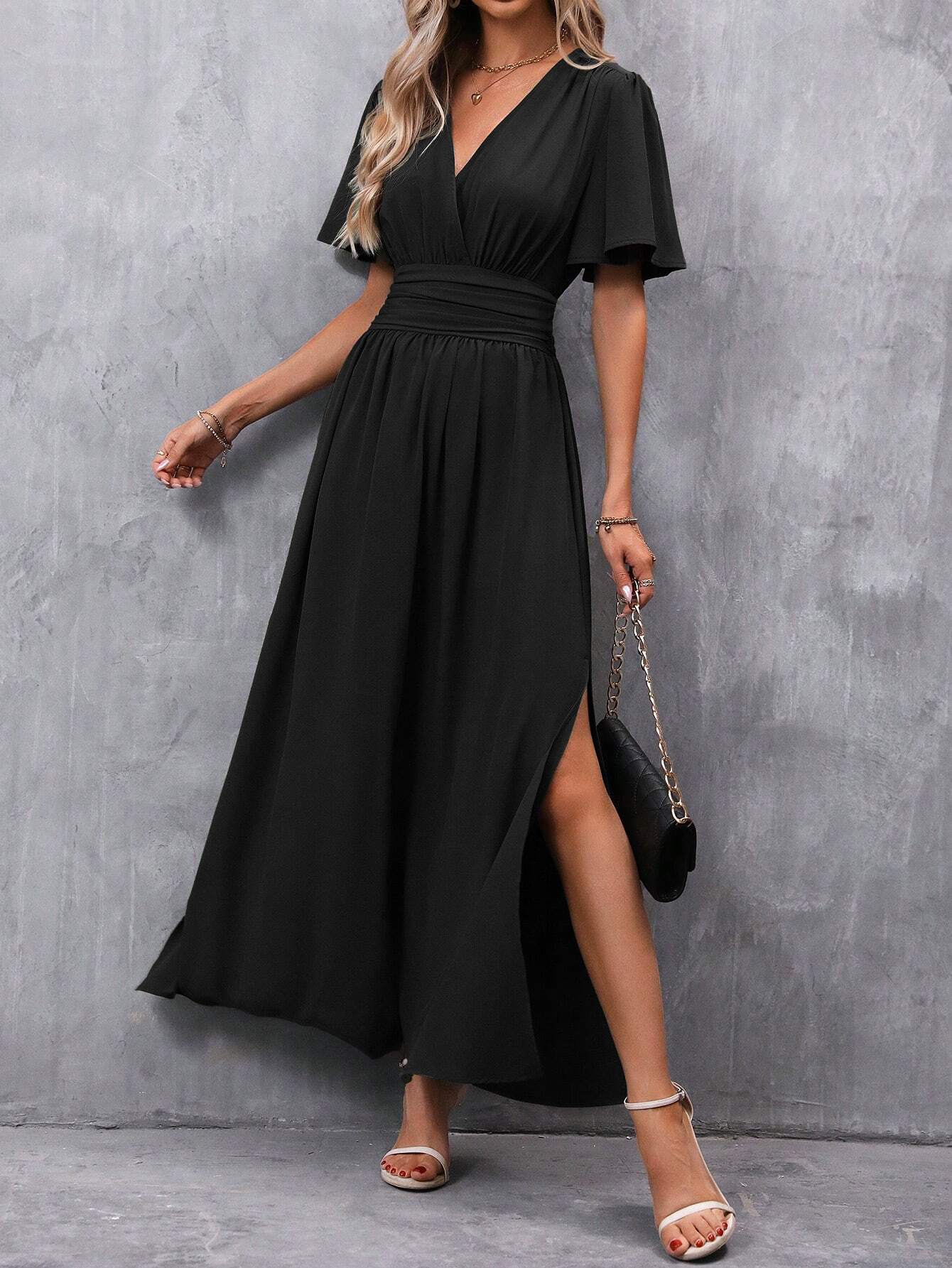 Rosabella - Damenkleid mit gerafftem Bund