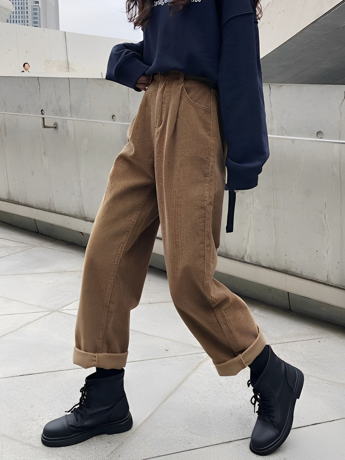 Joanne - Bequeme, lockere Cordhose für Damen