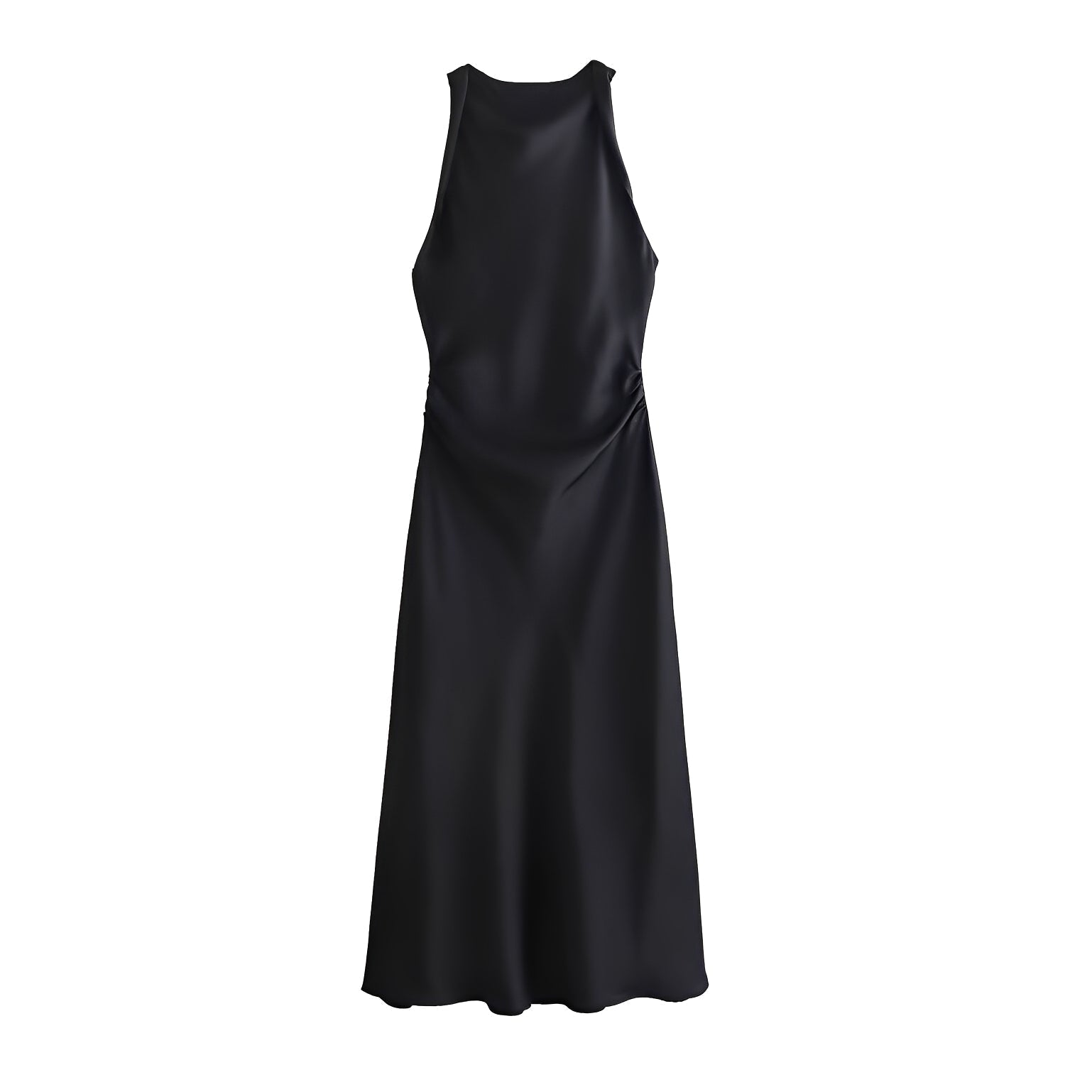 Veronica - Stilvolles Neckholder-Midikleid für Damen