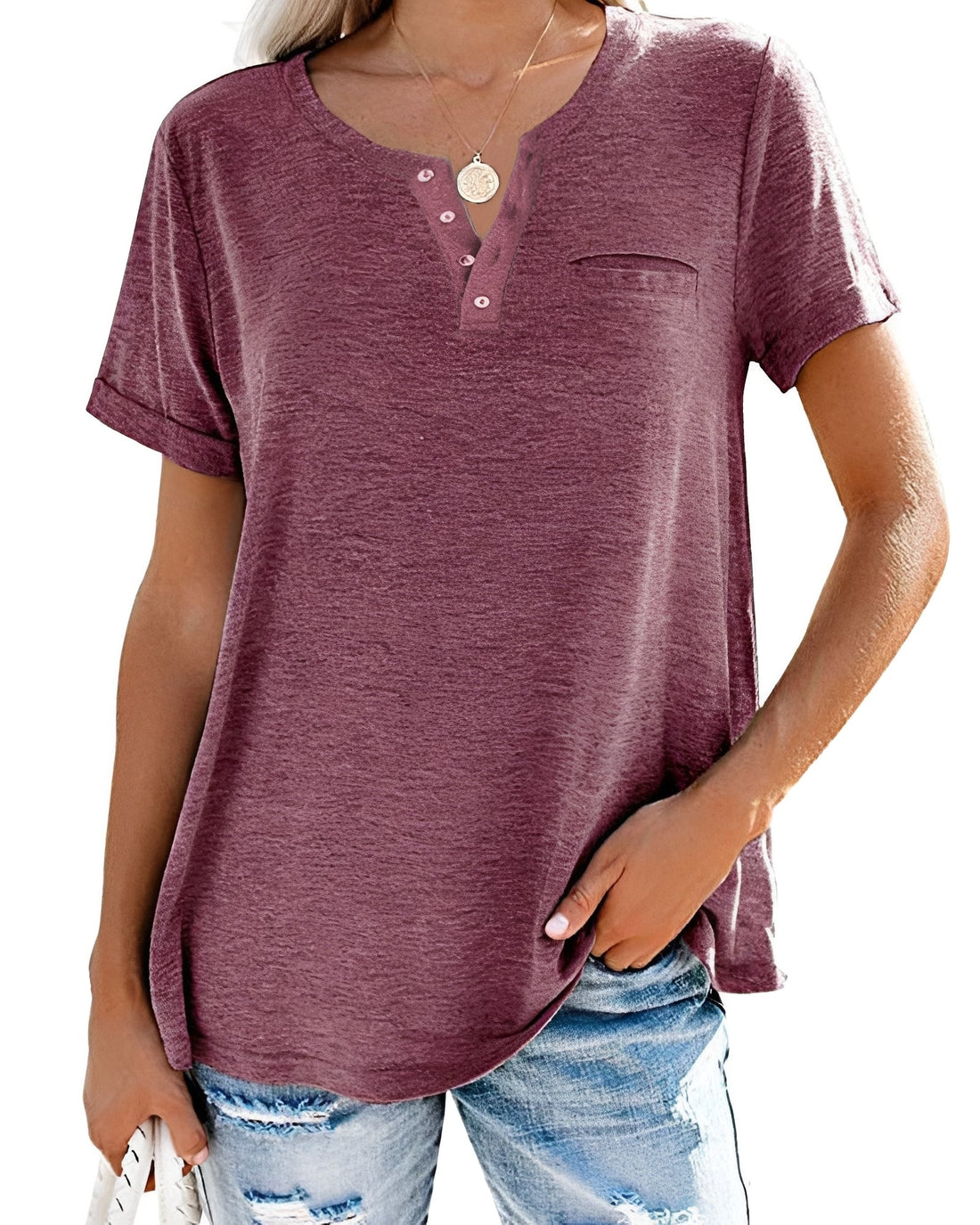Alyssa - Weite und lässige Bluse für Damen
