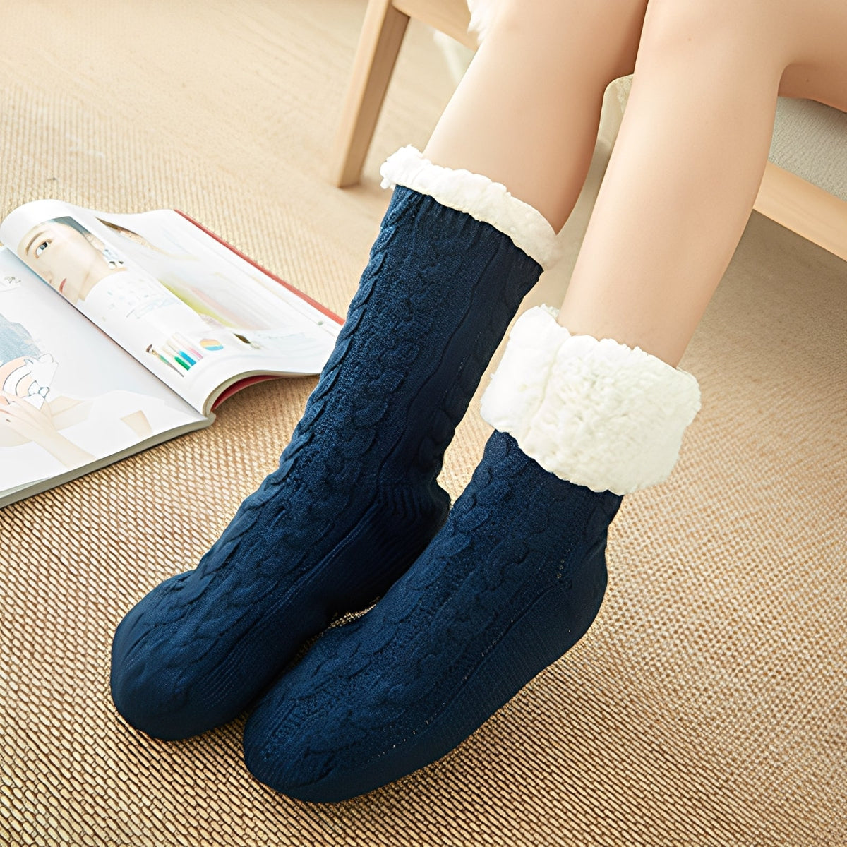 Jessica - Bequeme Damensocken für kalte Wintertage