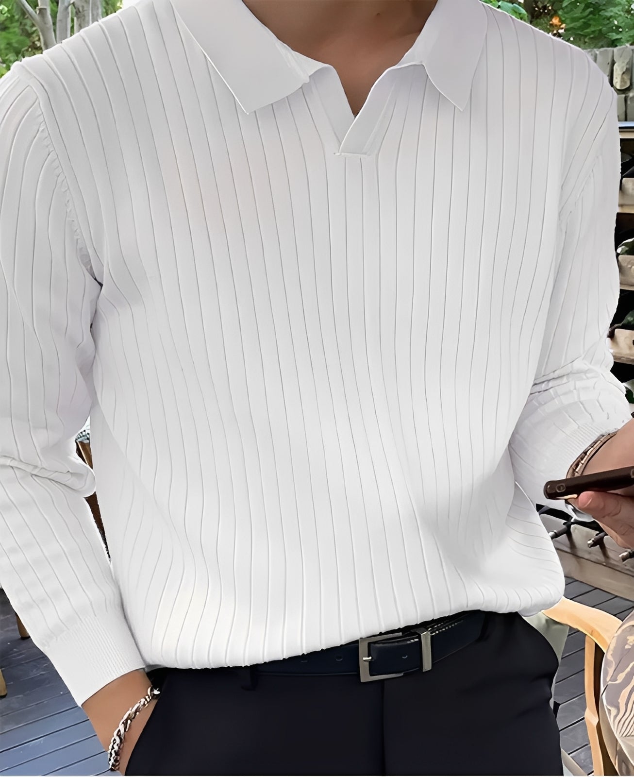 Hector - Klassischer Slim-Fit-Strickpullover für Herren
