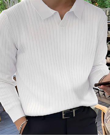 Hector - Klassischer Slim-Fit-Strickpullover für Herren