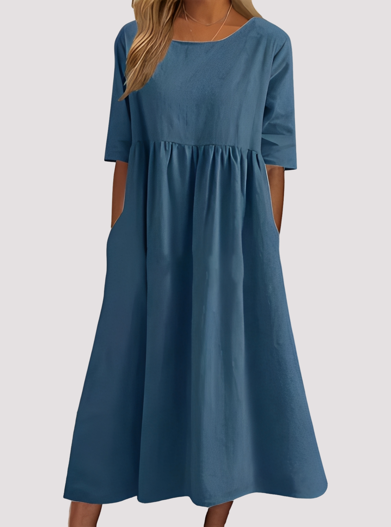 Julie - Lässiges Kleid mit Taschen für Damen