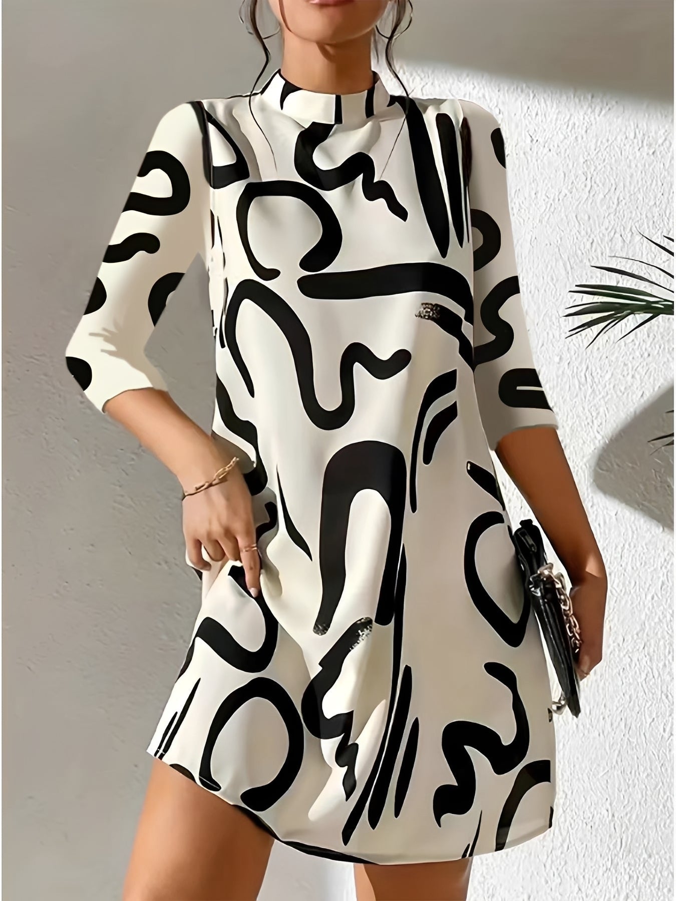 Kathryn - Stilvolles Damenkleid mit Muster