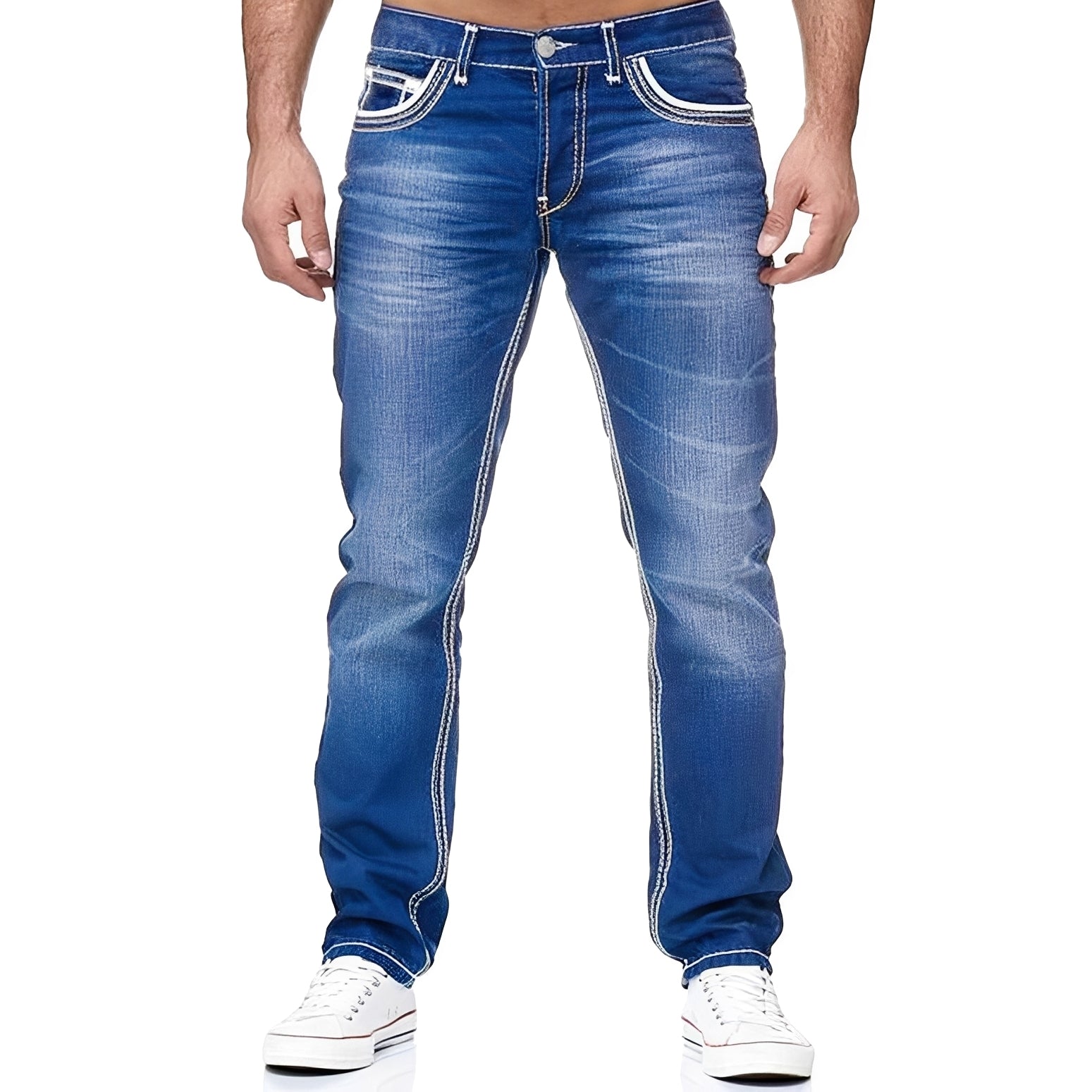 Andy - Elegante Jeans für Männer mit Used-Look