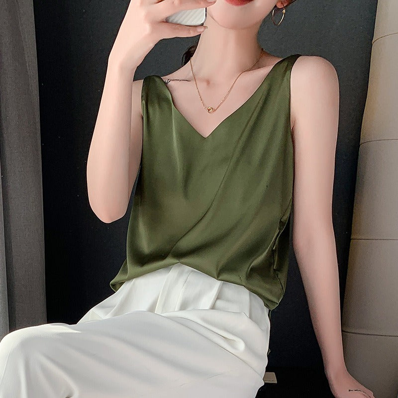 Gladys - Weiches und seidiges Frauen-Tanktop