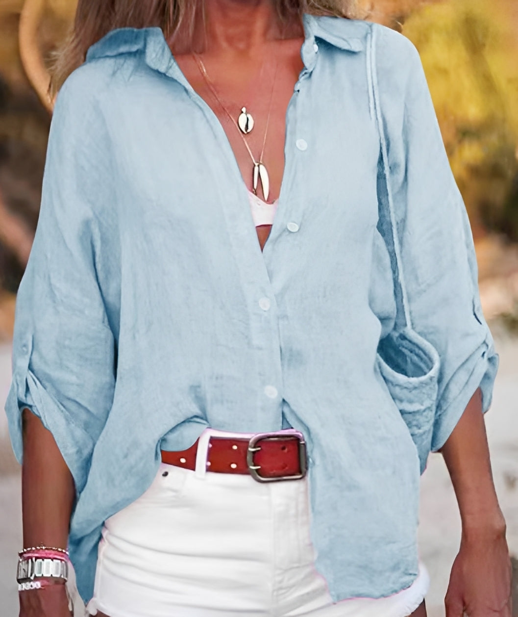 Joyce - Weite und lässige Bluse für Frauen