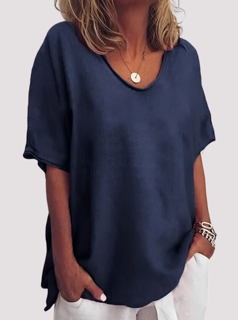Joanne - Lässige und weite Bluse für Damen
