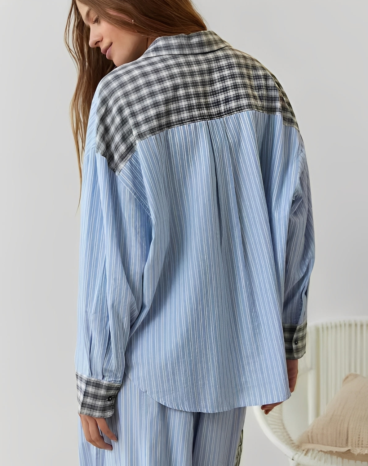 Sabrina - Entspanntes, bequem geschnittenes Damen-Pyjama-Set