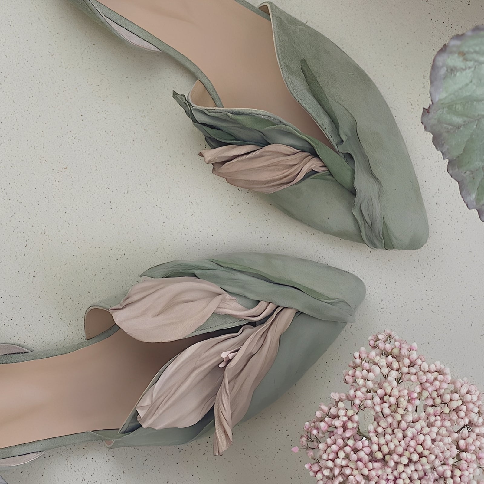 Jennifer - Stylische Ballerinas für Frauen mit Blumenmuster