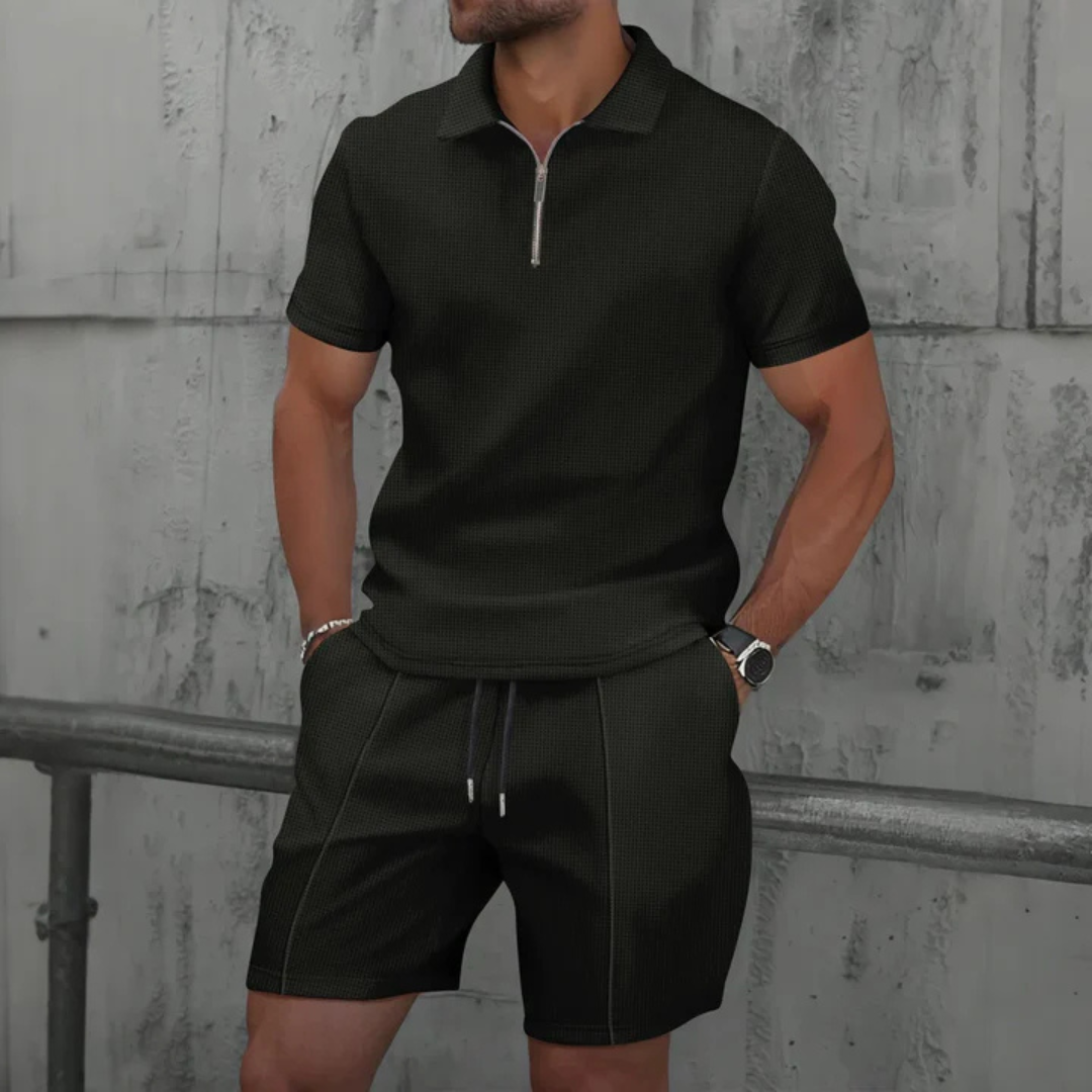 Zephyr - Herren Baumwolle Ko-ord Set im lockeren Stil