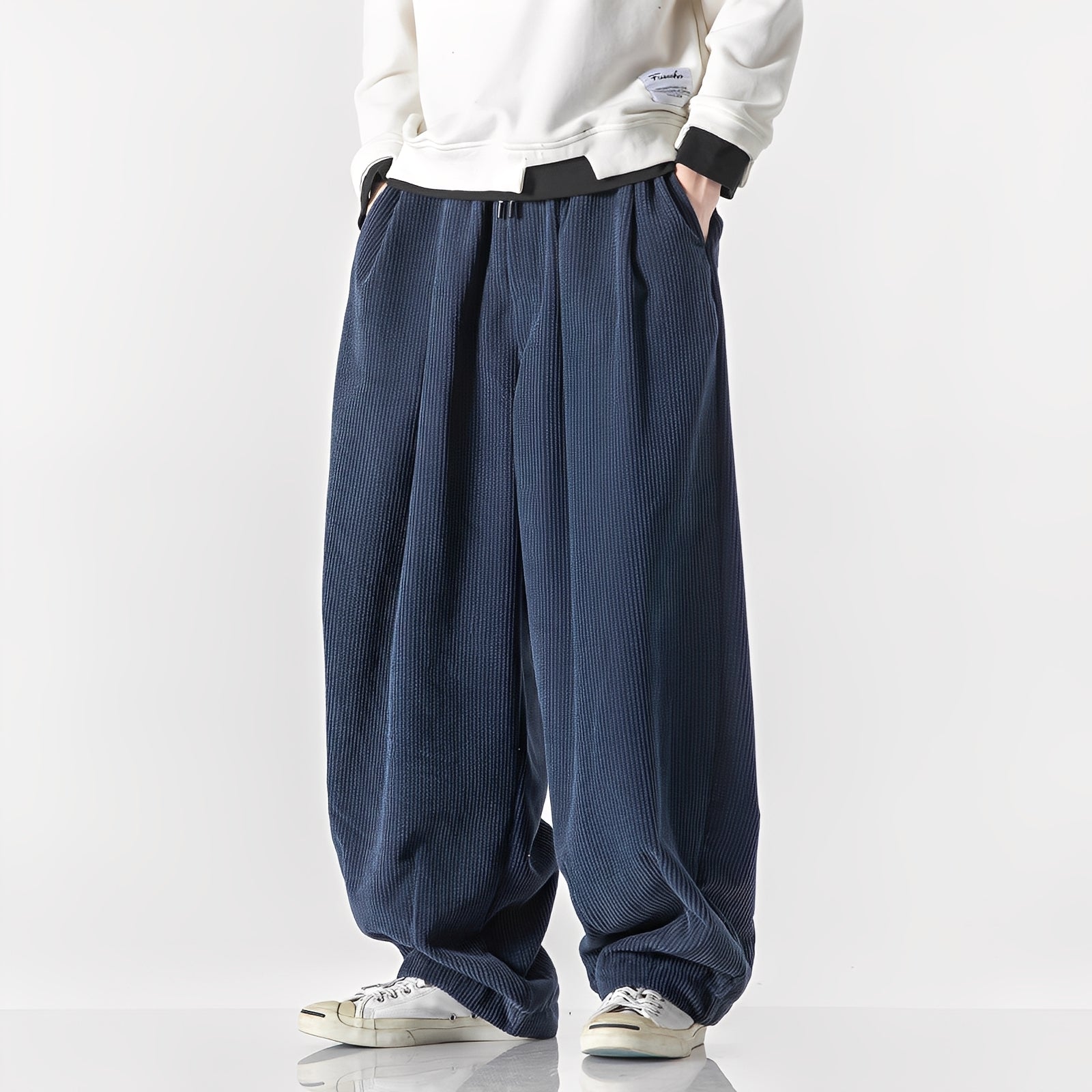 Frank - Lässige Cord-Jogginghose für Herren im modernen Stil