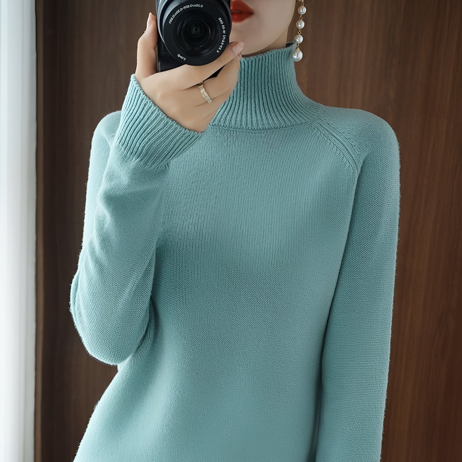 Rachel - Eleganter Damenrollkragenpullover