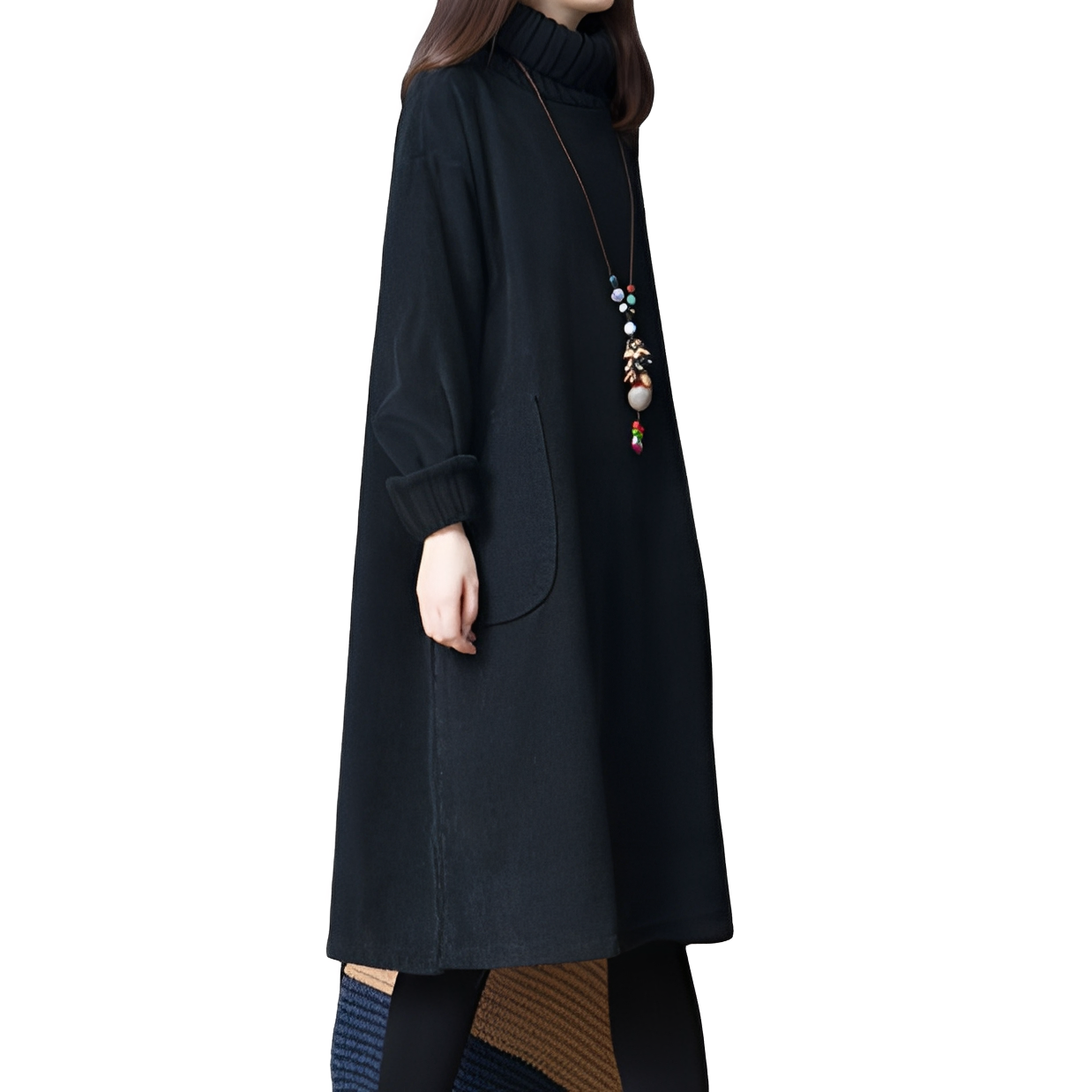 Molly - Bequemes, wärmendes Cordkleid für Damen