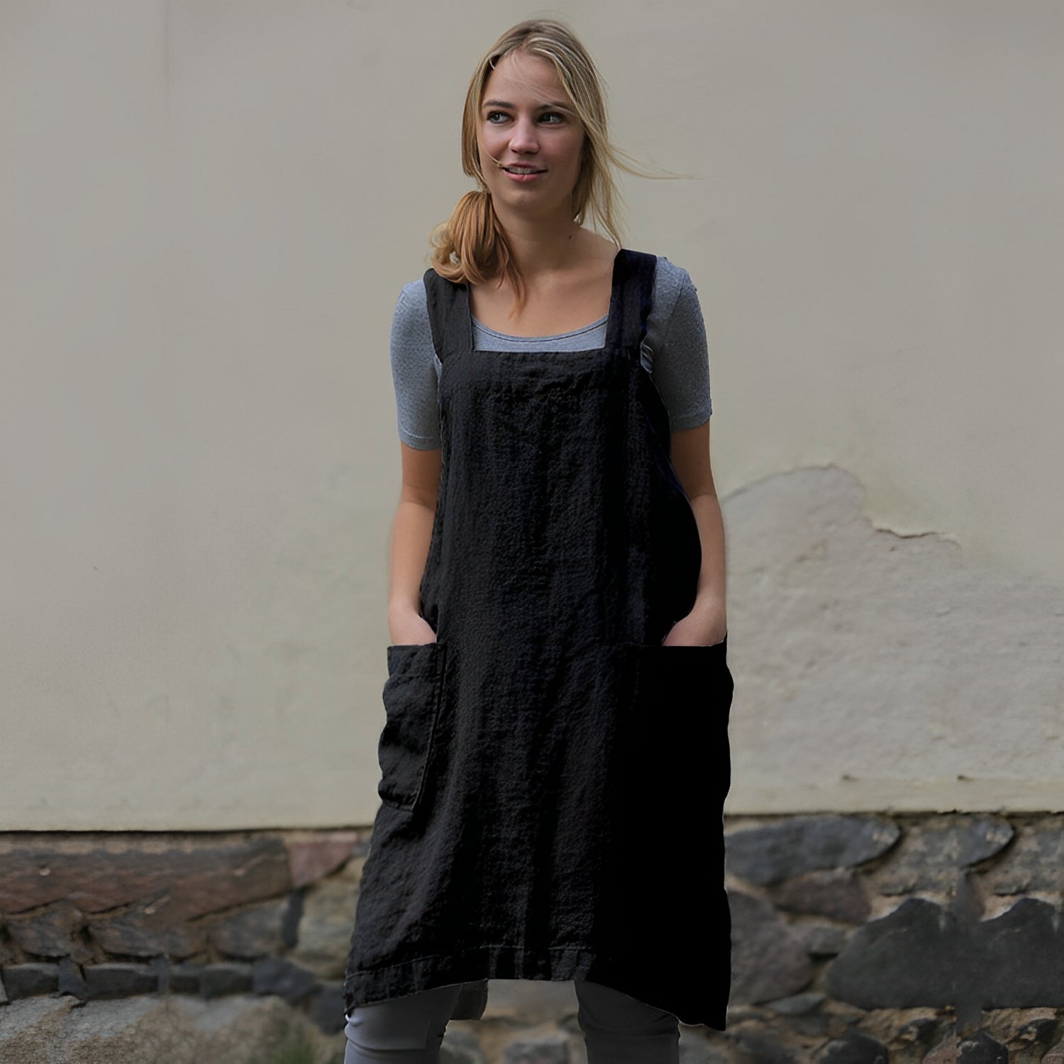 Mozelle - Damen-Sommerkleid mit Taschen im entspannten Design