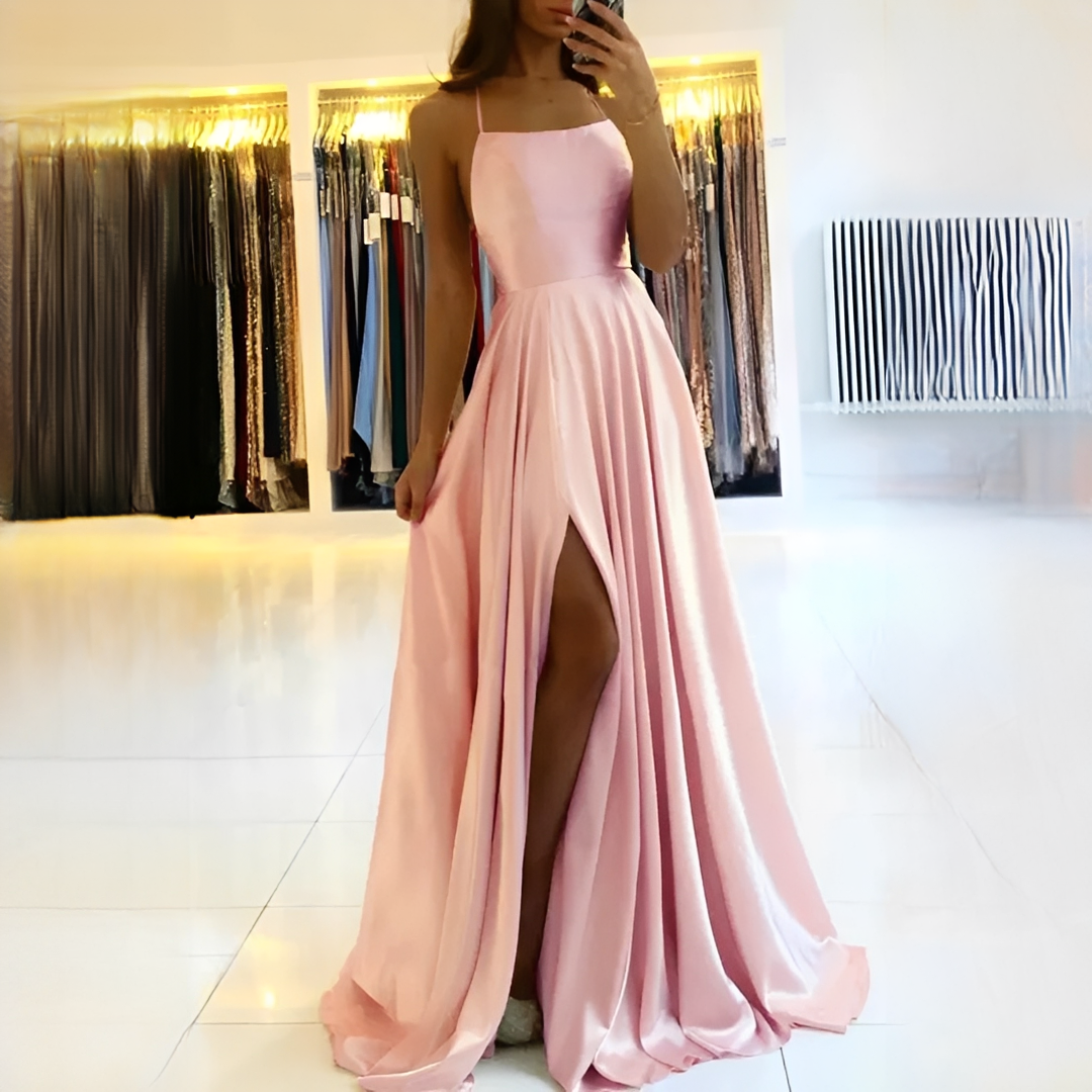Shamcy - Elegantes Maxi-Kleid mit Schlitz