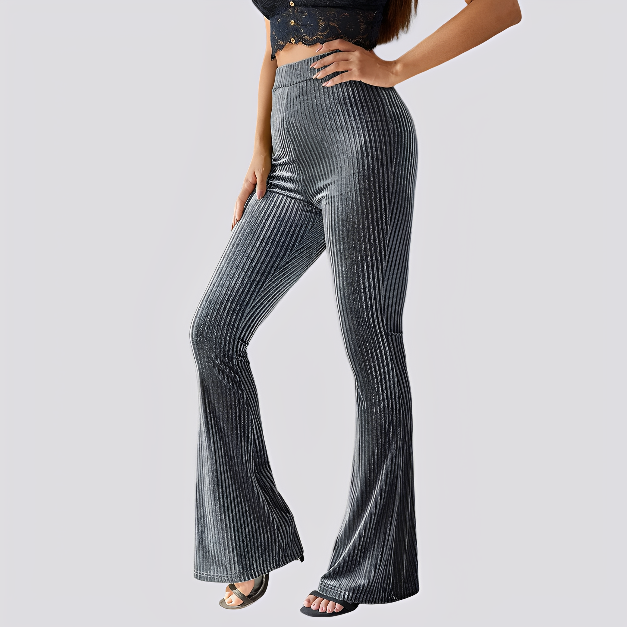 Leona - Bequeme Cord-Schlaghose für Damen