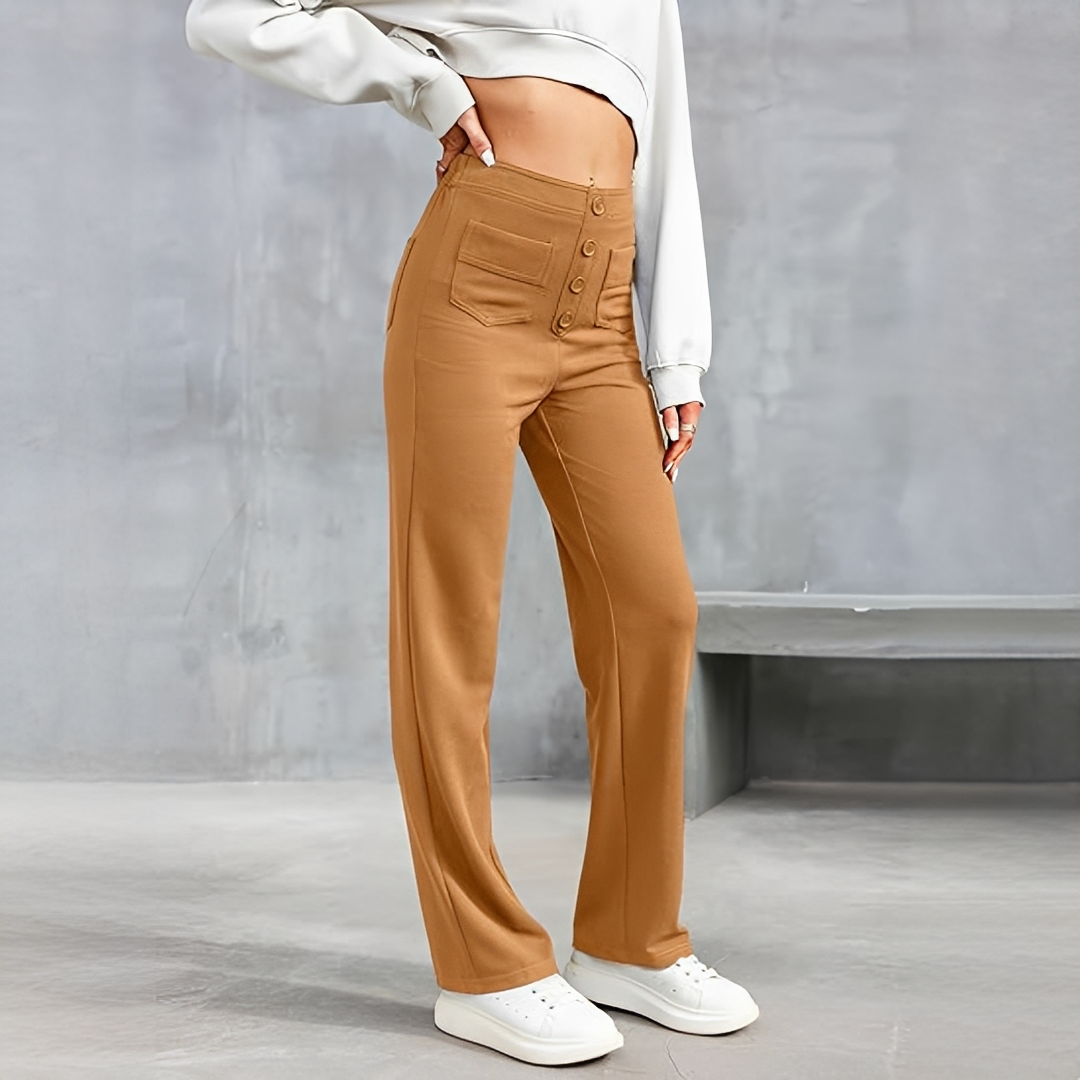Dara - Stilvolle Damenhose mit hoher Taille