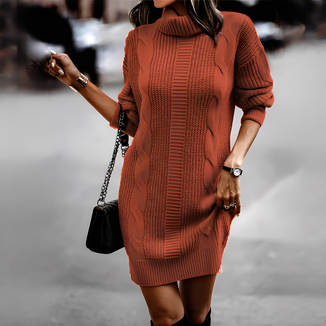 Chenadine - Warmer Rollkragenpullover für Frauen, ideal für den Winter