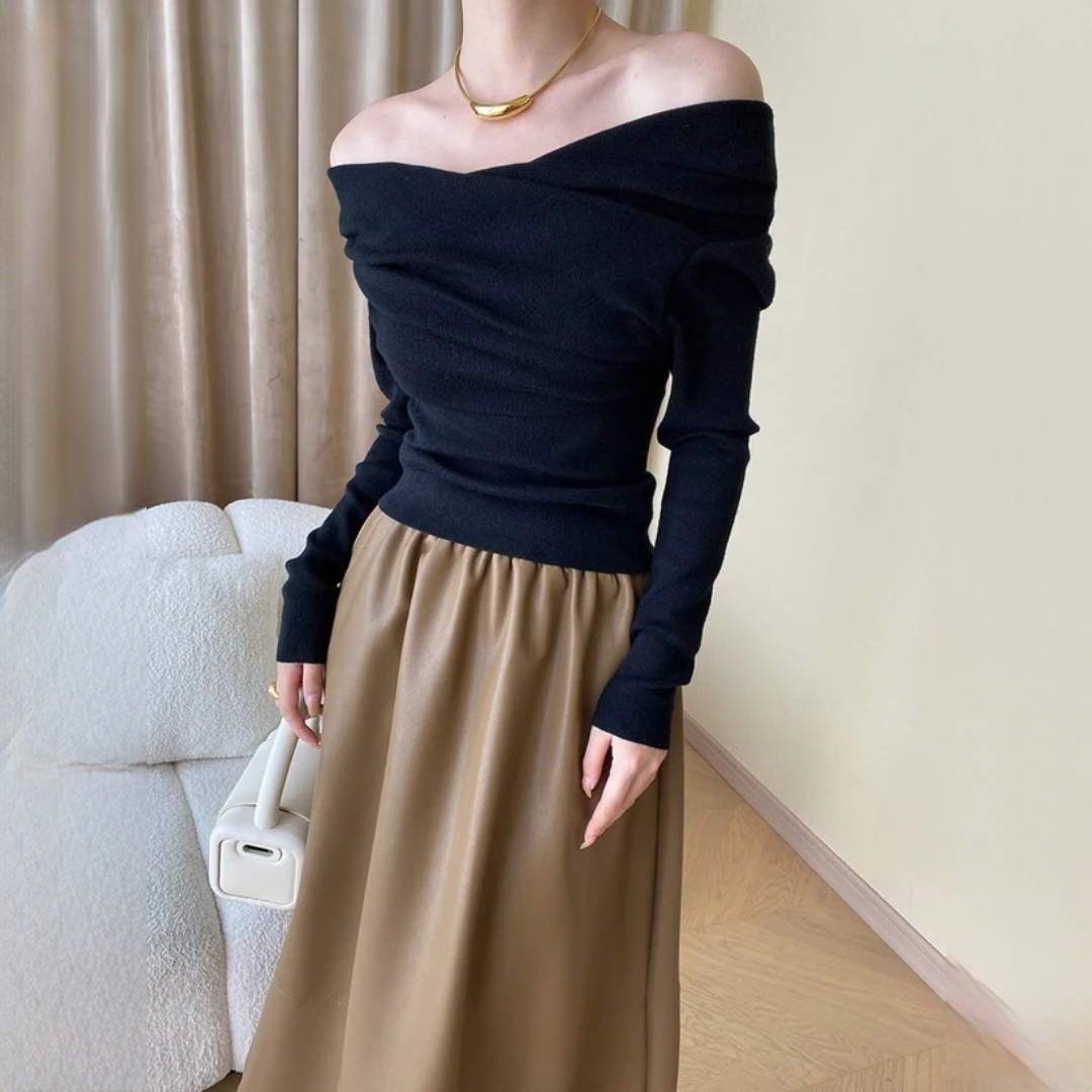 Yasmin - Elegantes trägerloses Top